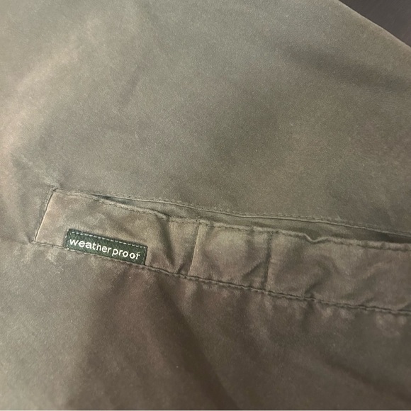 Weatherproof Jacket Full Zip Men's Size Small Olive Green Vintage - Picture 6 of 10